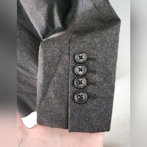 Corneliani Super 100's Extrafine Merinos Virgin Wool Jacket Blazer EU 56 USA 46 - Picture 11 of 13